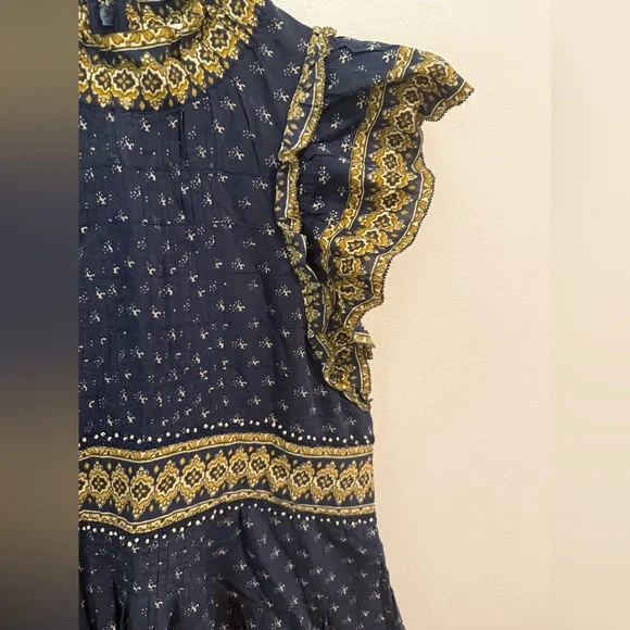 Excellent SEA NEW YORK Arlita Flutter Sleeve Tunic Dress โ Size Small - Picture 6 of 16